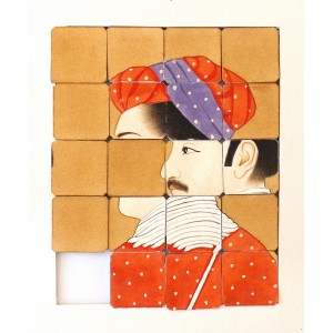 Amjad Ali Talpur, 5 x 6 Inch, Goauche On Wasli, Figurative Painting, AC-AAT-005